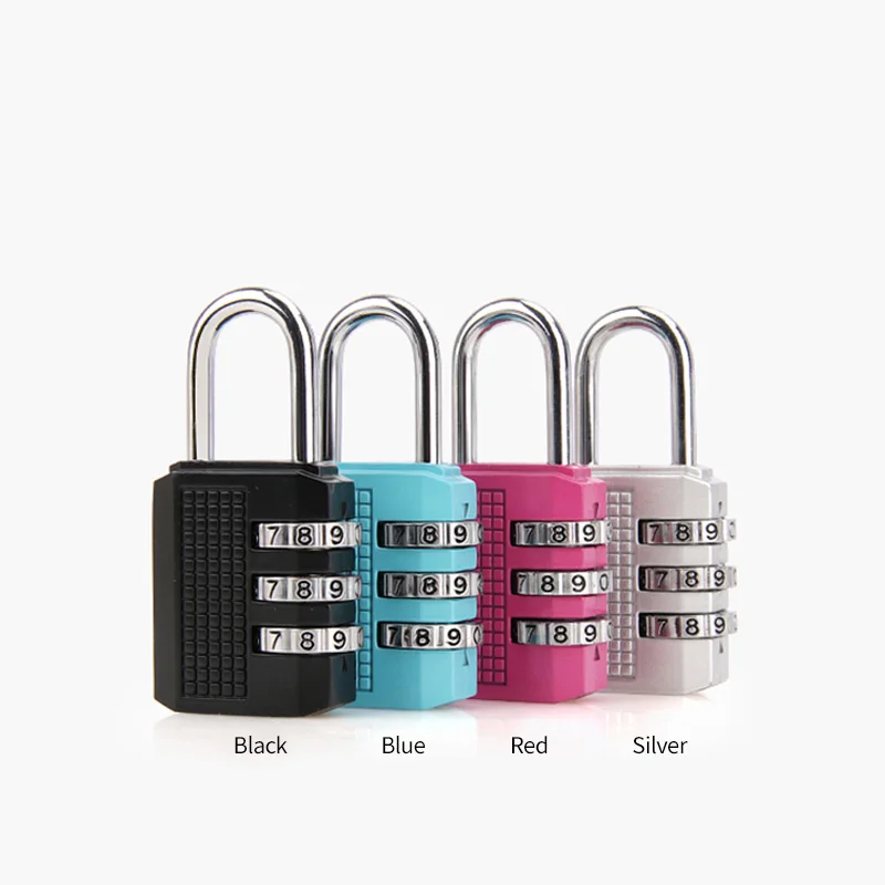 Travel trolley luggage accessories lock drawer durable lock backpack gym locker lock password lock metal padlock