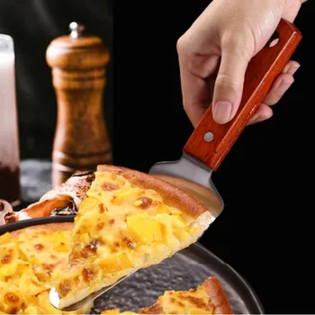 

Stainless Steel Cake Shovel Creative Kitchen Building Blocks Cake Knife Baking Supplies Flat Pizza Shovel