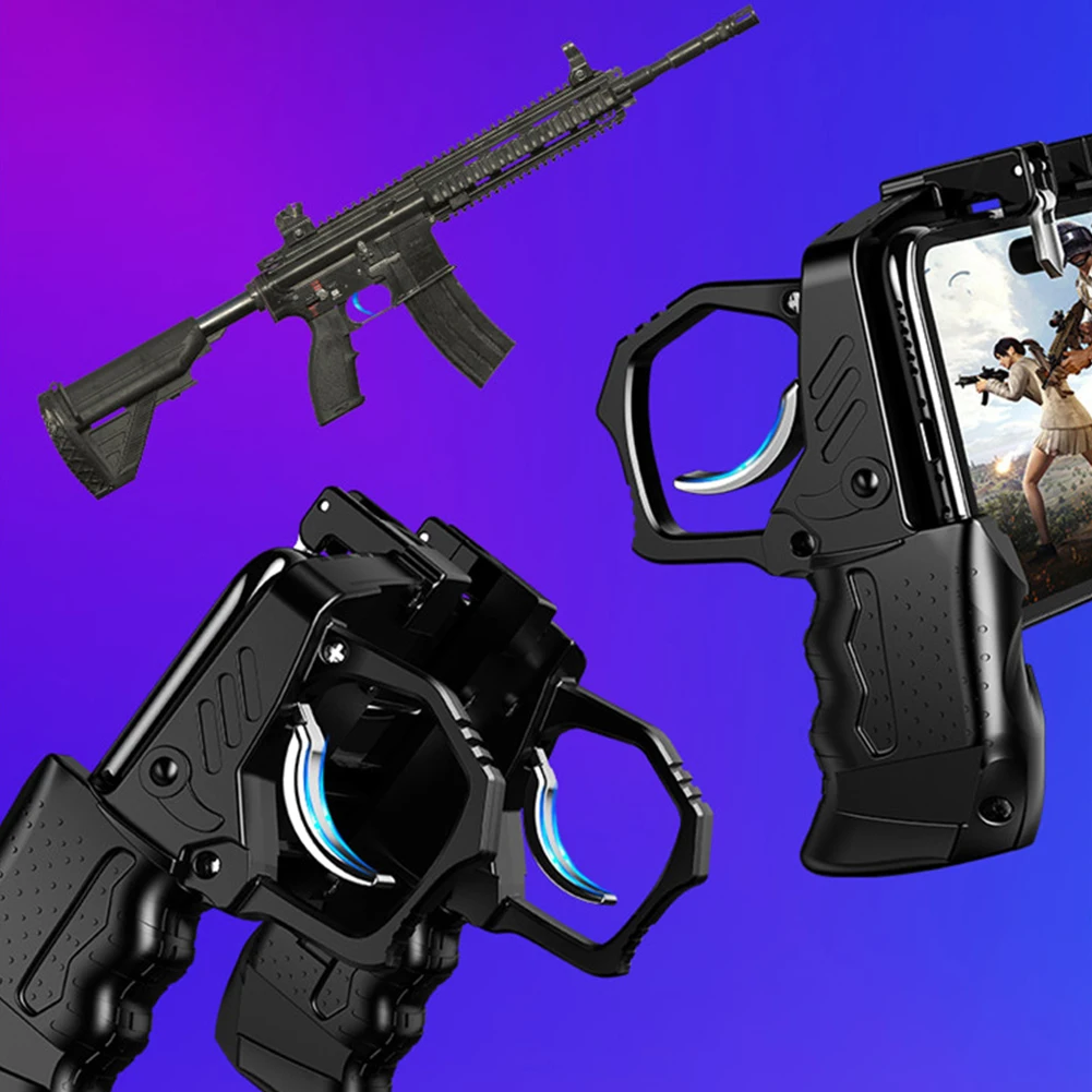 Контроллер для мобильных игр PUBG геймпад с регулируемой ручкой и триггером