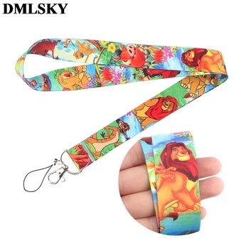 

24pcs/lot DMLSKY Creative theme Lanyard Keychain Cartoon Lanyards for keys Badge ID Mobile Phone Rope Neck Straps Gifts M4080
