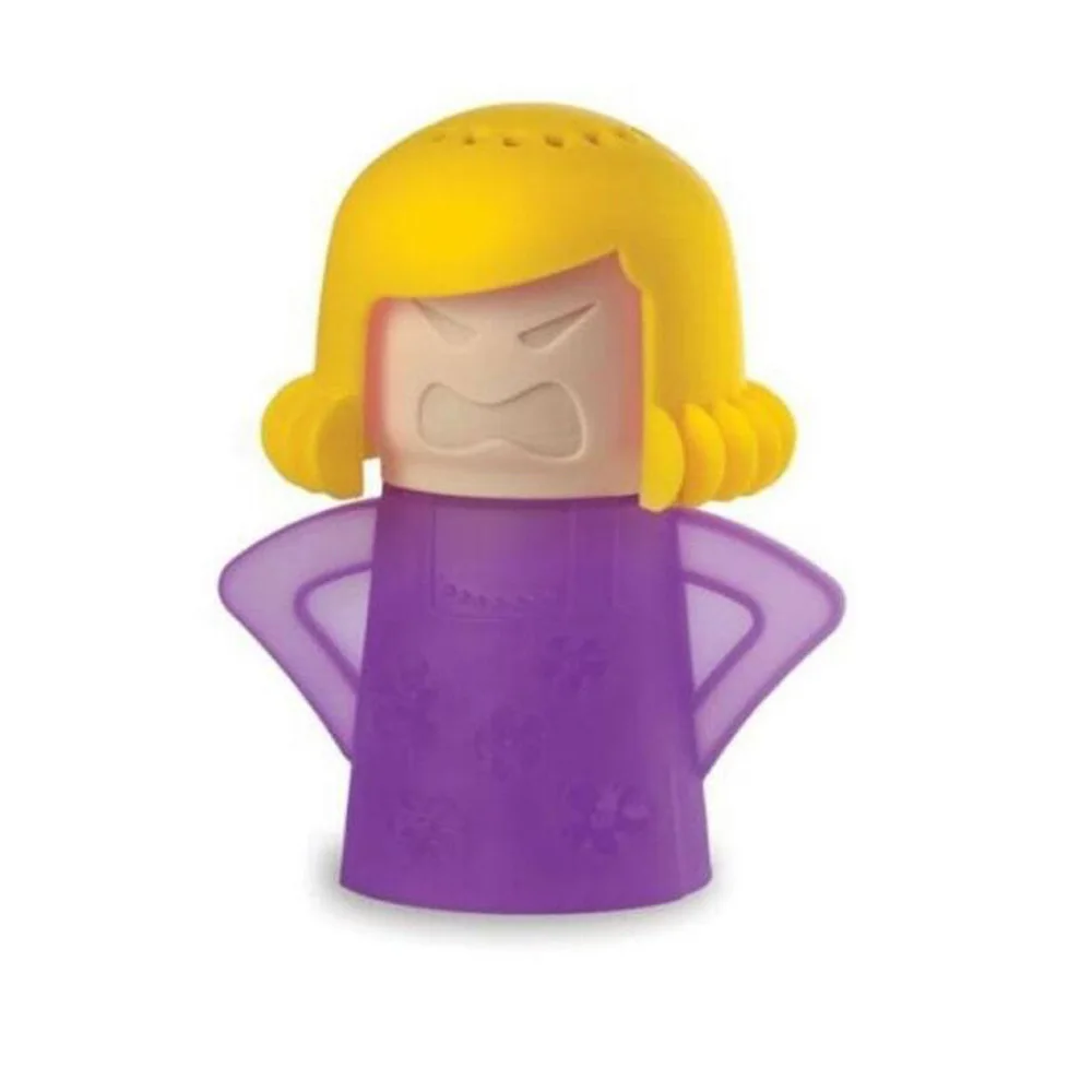 Purple Angry Mama очиститель для микроволновой печи легко очищает микроволновую печь пароочиститель приборы для чистки кухонного холодильника - Цвет: Purple