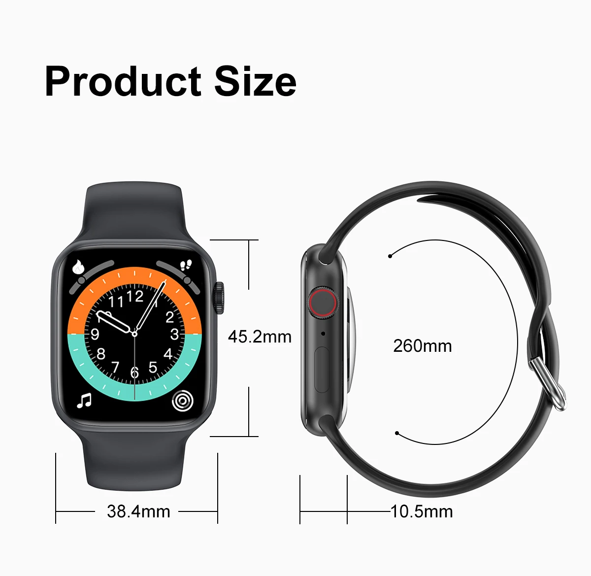 2021 IWO 13 PRO Watch 7 T500 Smart Watch Series 7 DIY Dials Heart Rate BT Call Men Women Sport Smart Watch PK X8MAX HW22 W46 W37
