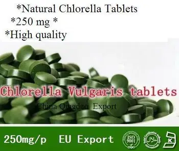 

nature Chlorophyta Vulgaris organic Chlorella tablets Green alga No pollution Rich Protein wight loss