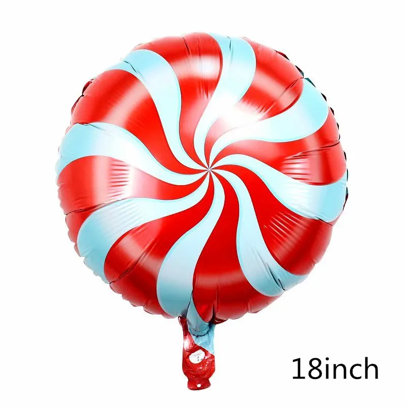 1pcs 83cm foil balloons Red Candy Cane Merry Christmas balloon decoration inflatable air balls Birthday party supplies Xmas - Цвет: as picture