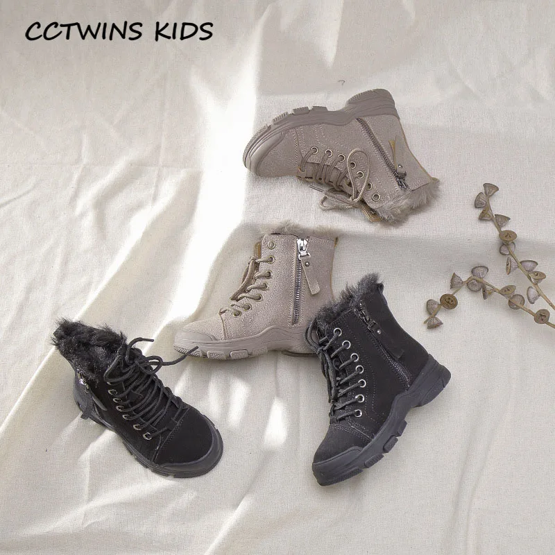 CCTWINS/детская обувь; коллекция года; зимняя детская модная замшевая обувь; брендовые Ботинки martin для маленьких девочек; черные теплые короткие ботинки для мальчиков; MB179