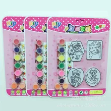 Стиль двухсторонний цветной рисунок два в одном высокий полупрозрачный 8 цветов пигмент дети ручной работы создание образования DIY C