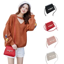 1 шт. Winmax модные женские сумки через плечо с цепочкой для девочек дизайнерская сумочка клатч дамская сумка с металлической пряжкой