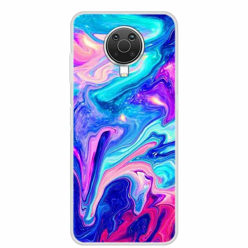 Luxury Silicone TPU Soft Phone Case with Shockproof Cute Marble Design