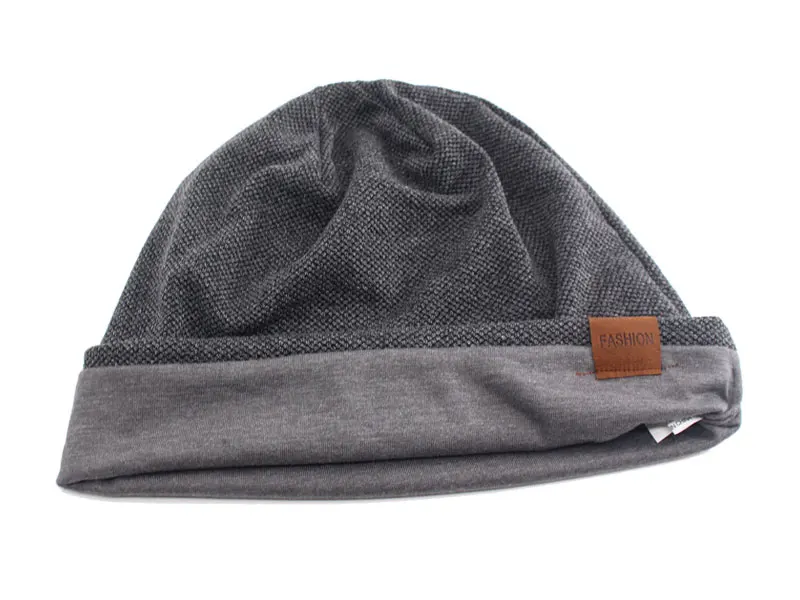Skullies Beanies Gestrickte Hut Männer Herbst Hüte Für Männer Motorhaube Gorras Schädel Maske Weiche Männliche Balaclava Frauen Winter Beanie Hut Kappe – Detail 14