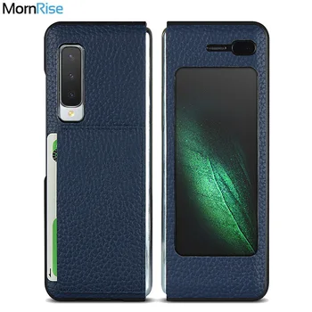 

Luxury Leather Cases For Samsung Galaxy Fold Case Wallet Card Pocket Cover For Samsung Fold 360 Protection Phone Bags