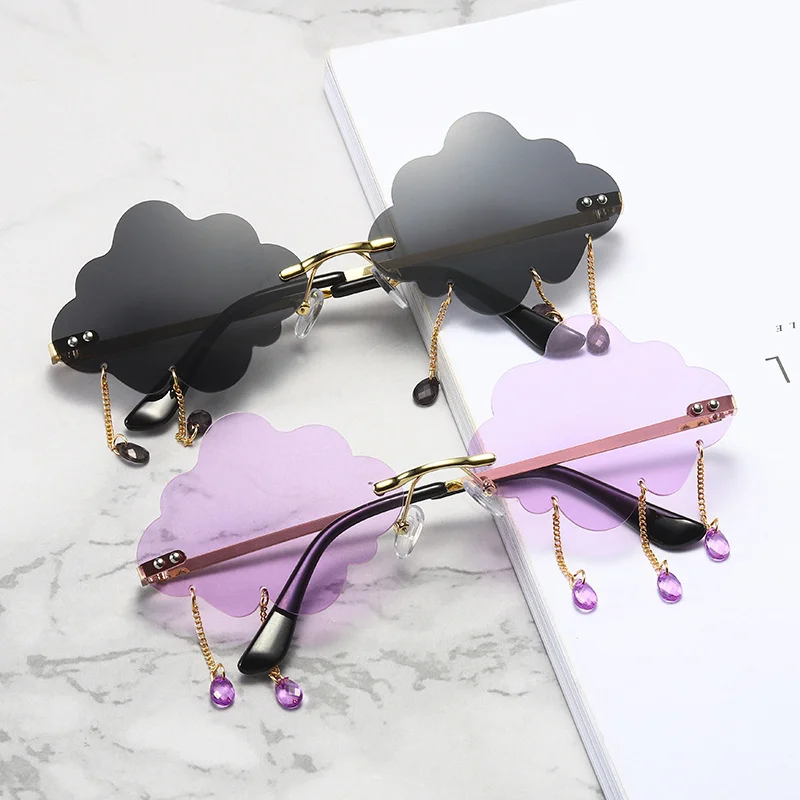 Женские солнцезащитные очки персонализированные Солнцезащитные без оправы для