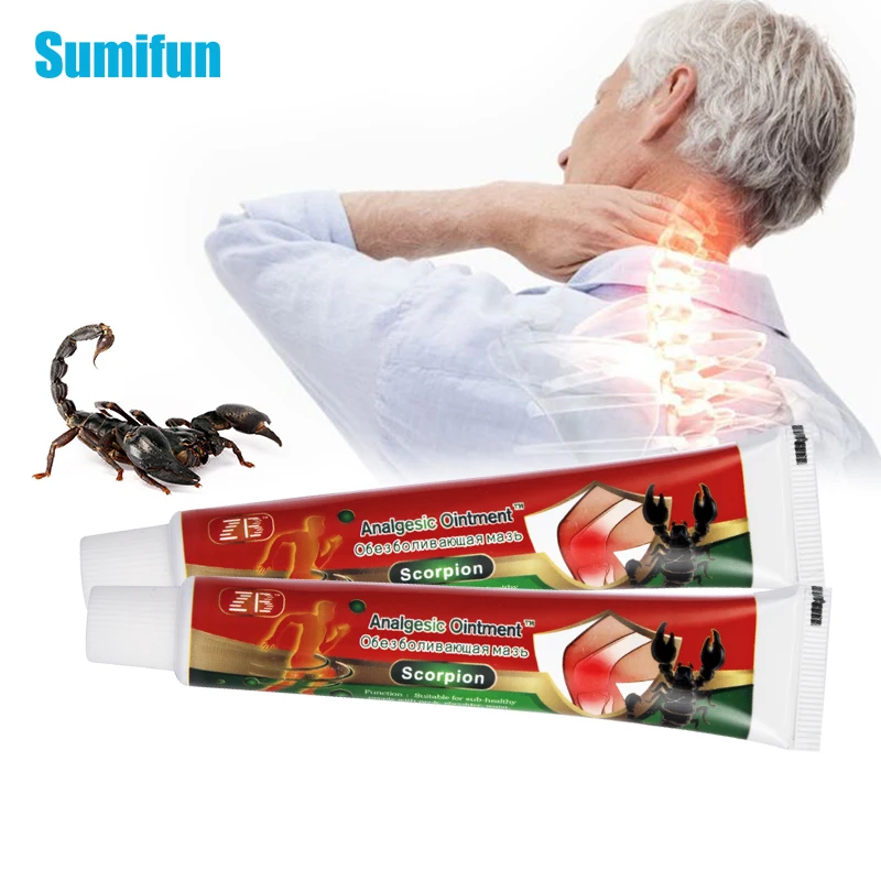 

1/2/3pcs Scorpion Venom Pain Relief Ointment Rheumatism Arthritis Massage Cream Knee Joint Ache Back Analgesic Medical Plaster