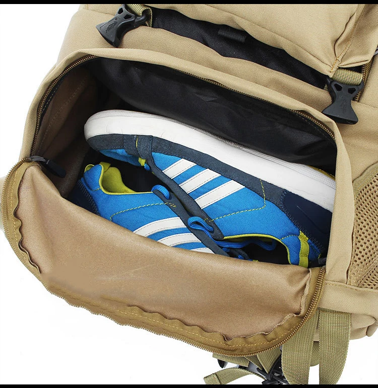 Военный рюкзак с двойным открыванием, камуфляжный рюкзак для путешествий, походная сумка, уличный водонепроницаемый рюкзак с высокой вместительностью
