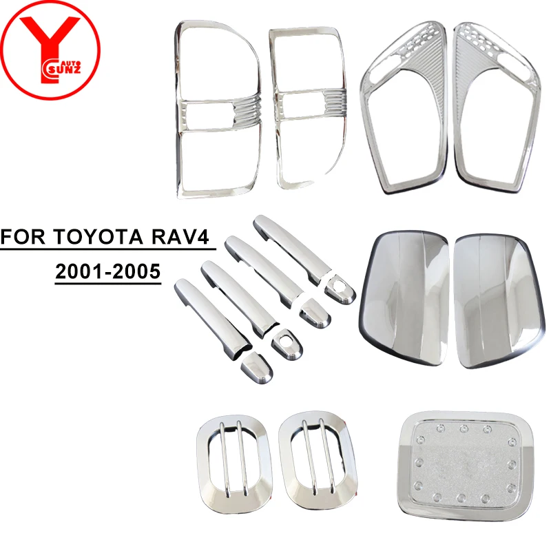 Накладка на автомобильную ручку для TOYOTA RAV 4 RAV4 2001 2002 2003 2004 2005 накладка заднюю фару