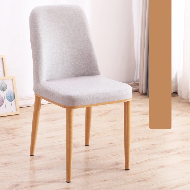 

Modern Minimalist Dining Chair Wrought Iron Fashion Restaurant Leisure Chair Economical Nordic Dining Table Chair