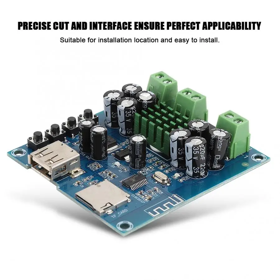 Высокое качество HW-428 Bluetooth Amp TPA3116D2 50Wx2 двухканальный цифровой аудио усилитель мощности доска