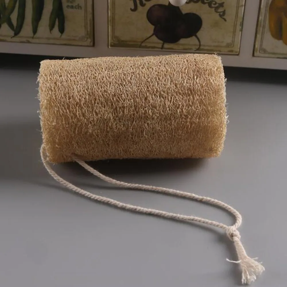 Губка из натуральной люфы Loofah Очищающий скраб для тела Luffa 100% натуральная губка