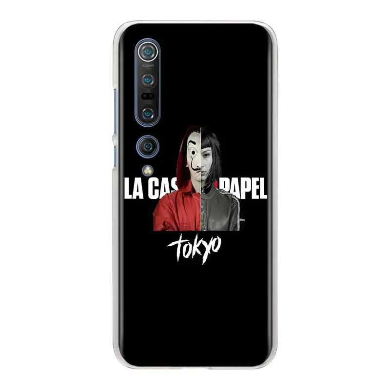 xiaomi leather case glass Spain TV Money Heist House Paper La Casa De Papel Case for Xiaomi Mi 9 9T 10 Lite Note 10 Pro A1 A2 Lite A3 Poco X2 F2 Pro Cover xiaomi leather case glass Cases For Xiaomi