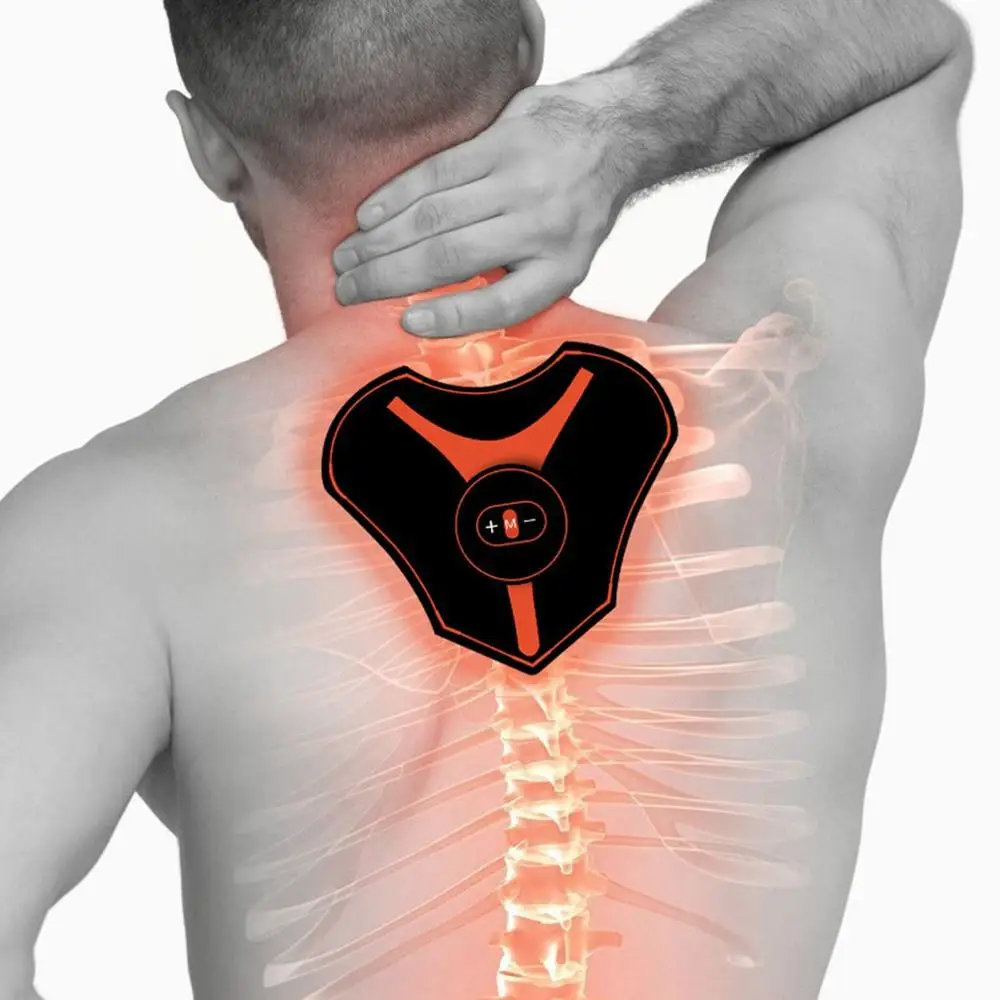 

Cervical Vertebra Paste Mini Electric Neck Back Massager Muscle Stimulator Neck Massage Stickers Therapy Pressure Pain Relieve