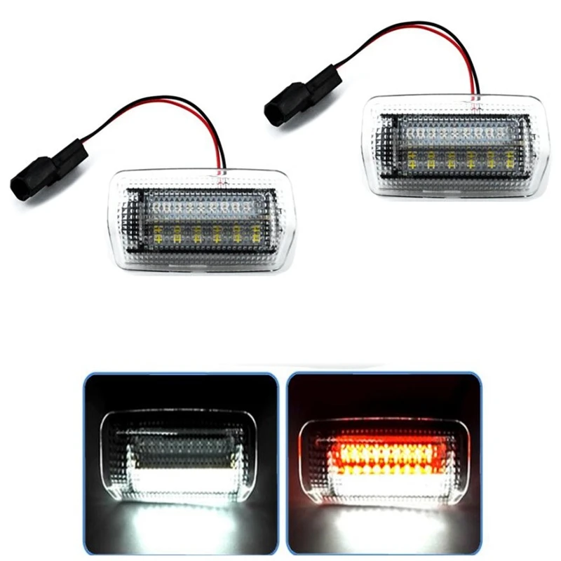 

White Red Car Led Door Courtesy Light For Toyota Wish Prius Camry Alphard Isis Estima For Lexus Is250 Rx350