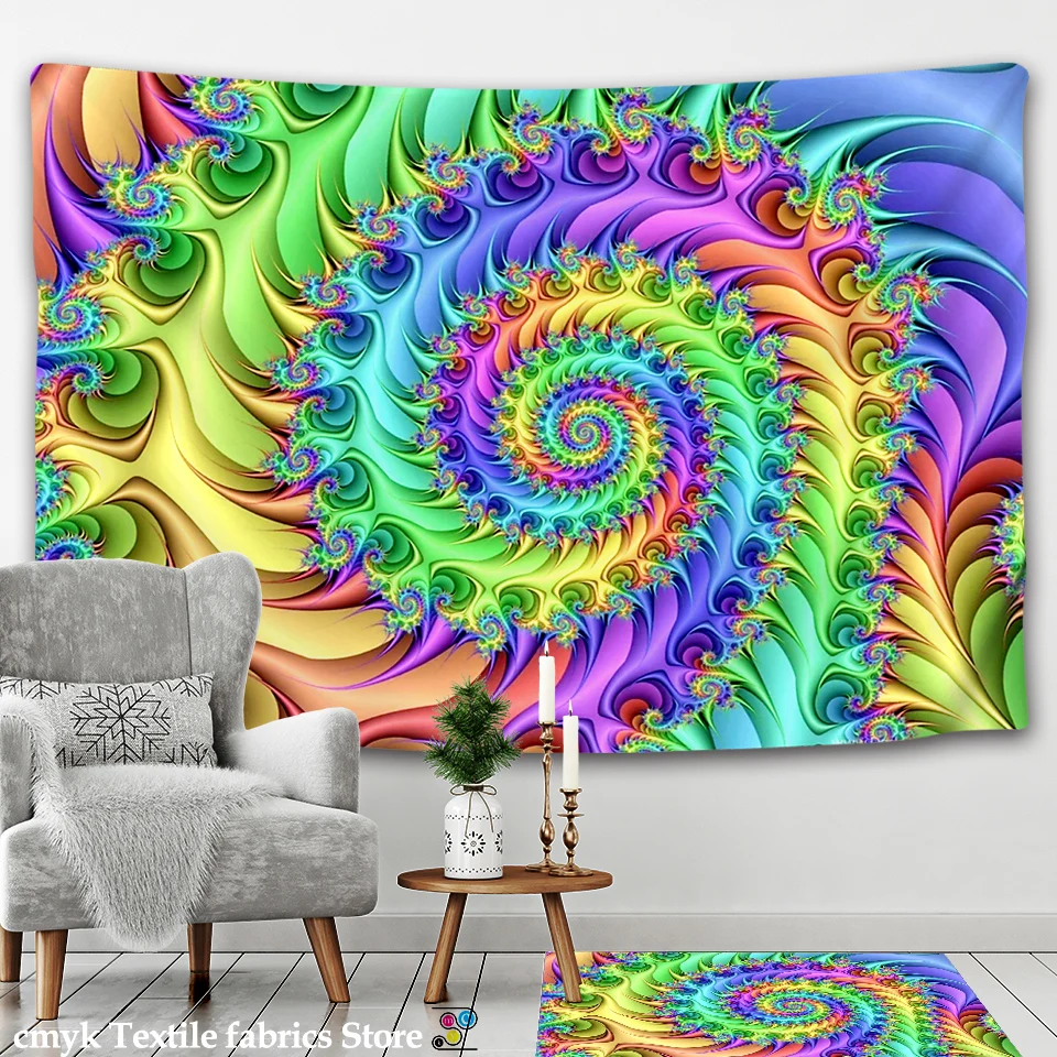 Wall Hanging The Trippy Tapestry Trippy Tapestry Psychedelic