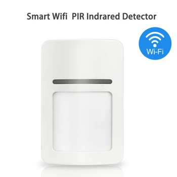 

Smart Home Wifi Infrared Motion Sensor Detector PIR Switch Wireless PIR Alarm System Support APP TUYA Security Anti-theft