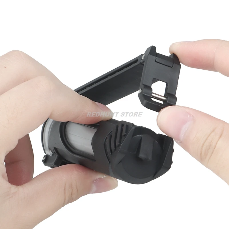 Tactical MOLLE Battery Storage Box Portable Battery Carry Case Outdoor Magazine Pouch Suitable for CR123/AAA/AA Batteries 5