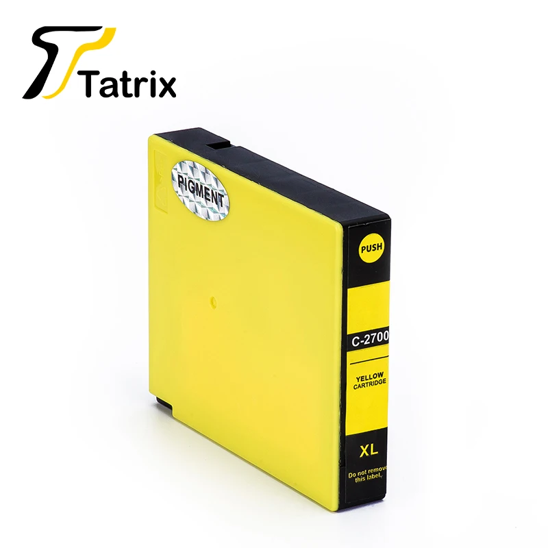 1pcs Yellow Tatrix PGI-2700 PGI2700 2700XL совместимый чернильный картридж для принтера Canon MAXIFY iB4070 MB5170 MB5470 IB4170 MB5370 5070 струйный принтер - Цвет: 1pcs Yellow
