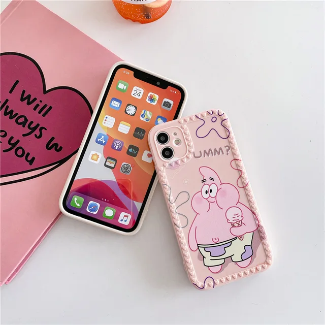 Creative Cartoon Cute Silicone Elastic Soft Case For IPhone 12 11 Pro Mini XR X XS Max 7 8 SE 2020 6 6s Plus Original Cover T8