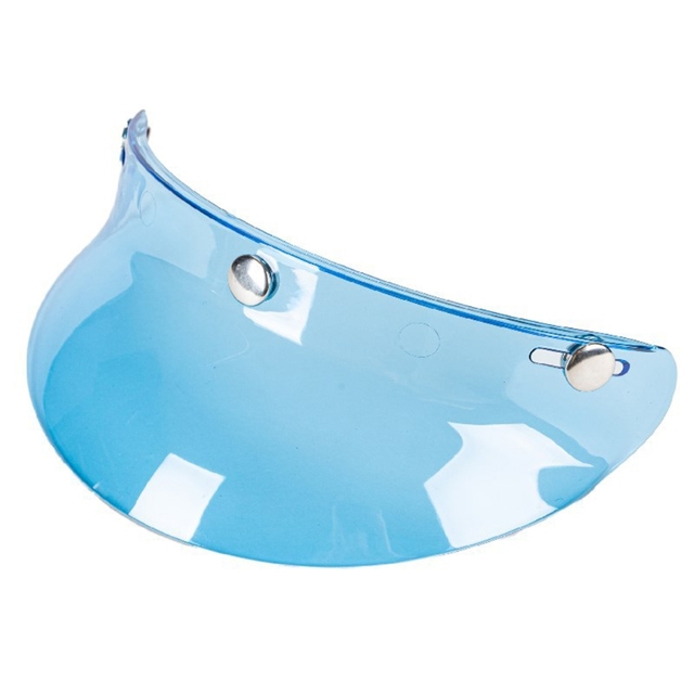 3/4 Open Face Helmet Visor Sun Shade Protector for 3-snap Retro Motorcycle Helmet Accessories