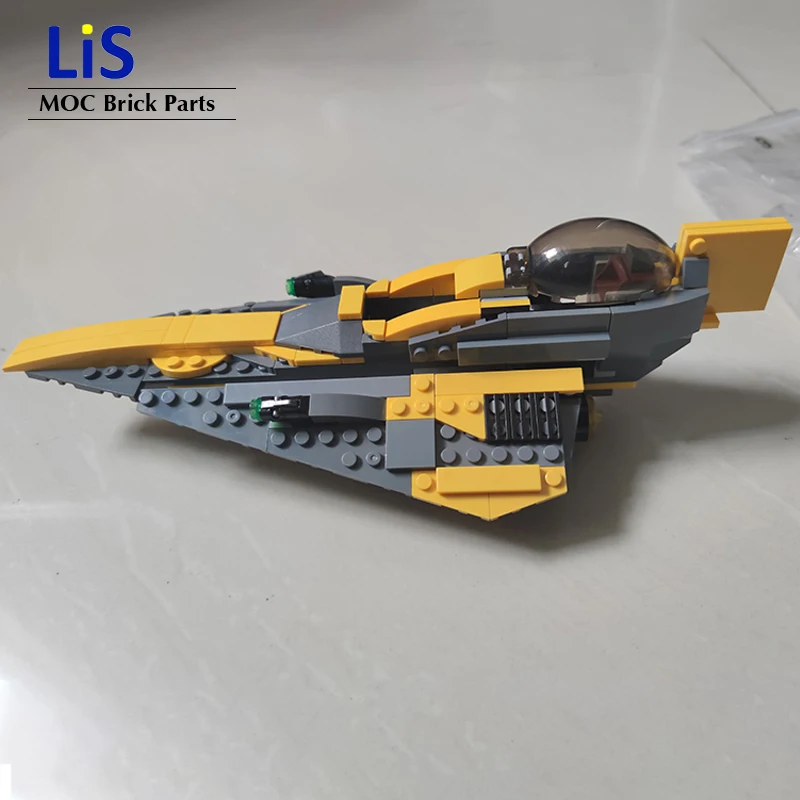 NEW Anakin's Jedi Starfighter Space Plan MOC Building Blocks Bricks Model Educational DIY Toy Kids Christmas Gifts | Игрушки и хобби