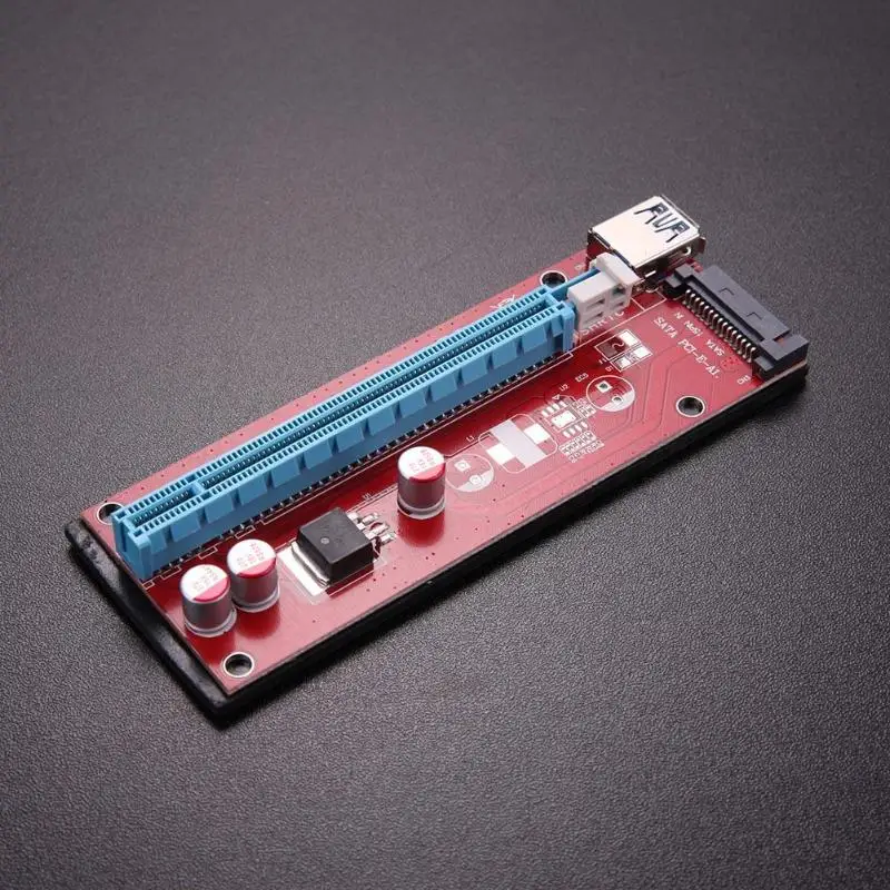 30cm/60cm USB 3.0 PCI-E 1x to16x Motherboard Extender Riser Card Adapter SATA 15Pin Power Cable for BTC LTC ETH Mining