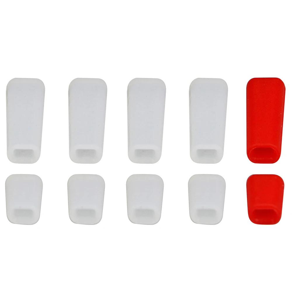 10PCS LDARC RC FPV Remote Control Switch Protection Sleeve Lever Cap Silicone Cover Mix Color for RC Transmitter Protect Jacket