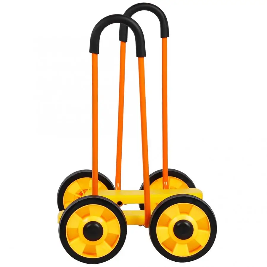 Top Balance Bicycle Four Tire Kid Balance Bicycle Anti-slip Foot Pedal Bike With 2 Safe Handles Suitable For Baby Sensory Training 5