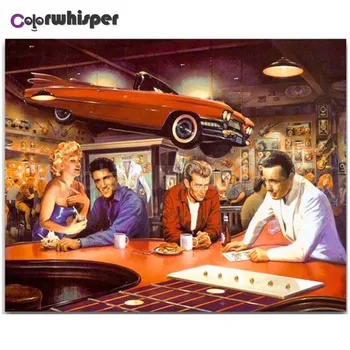 

Diamond Painting Full Square/Round Drill Marilyn Monroe & Elvis 5D Daimond Painting Embroidery Cross Stitch Crystal Mosaic Z344