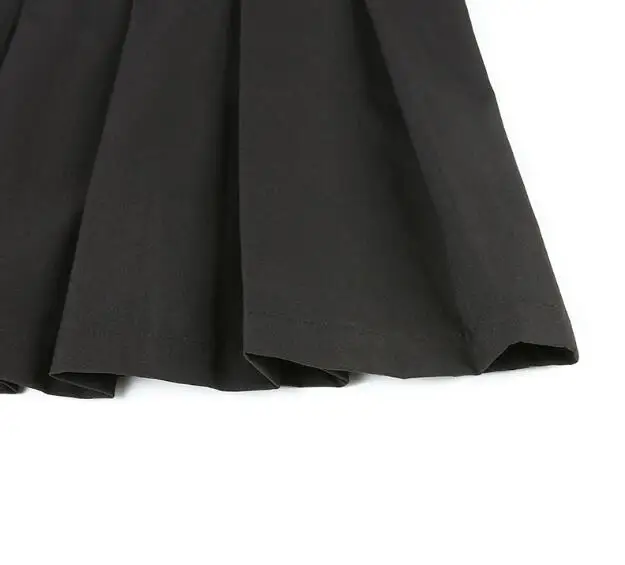 Женский сплошной цвет сексуальный Простроченный с цепочкой сумка плиссированная юбка