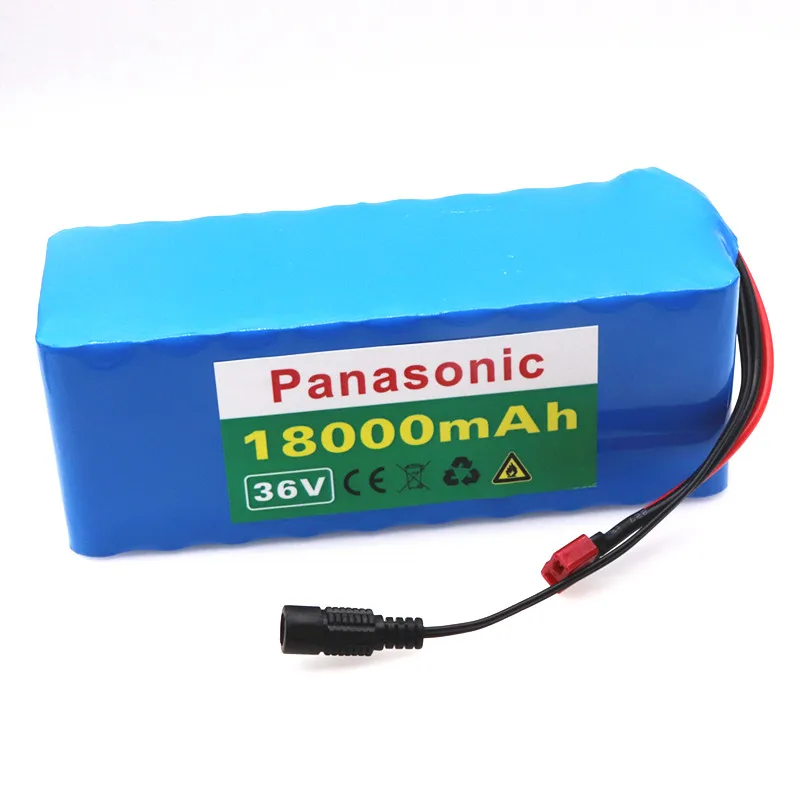 Panasonic аккумулятор 36В 10S4P 18Ah е-байка 36В 18650 Батарейный блок 500 Вт 42В 18000 мАч цилиндрическая литий-ионный аккумулятор для электрического велосипеда с BMS+ зарядное устройство