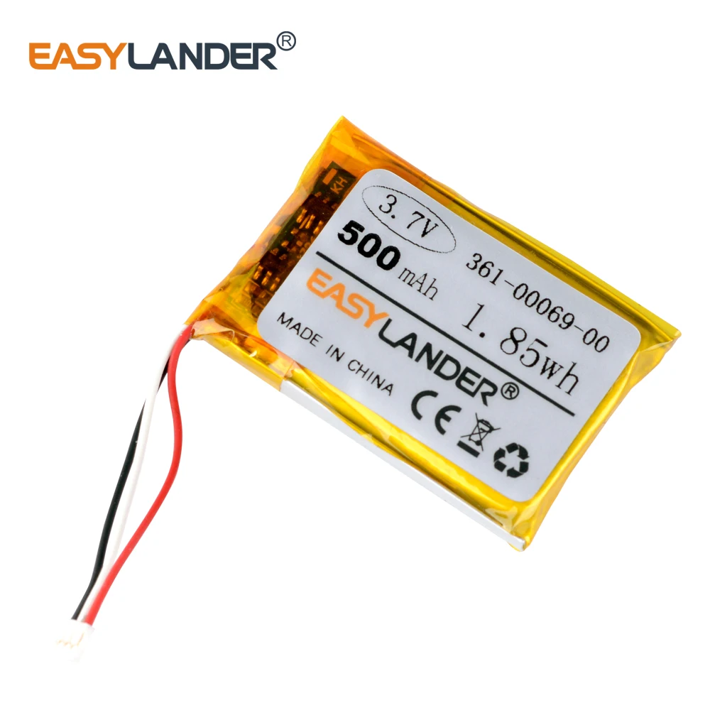 Батарея Easylander 3 7 V 500mAh 361 00069 00 для Garmin Barklimiter Deluxe Delta Sport тренировочный ошейник GAB102