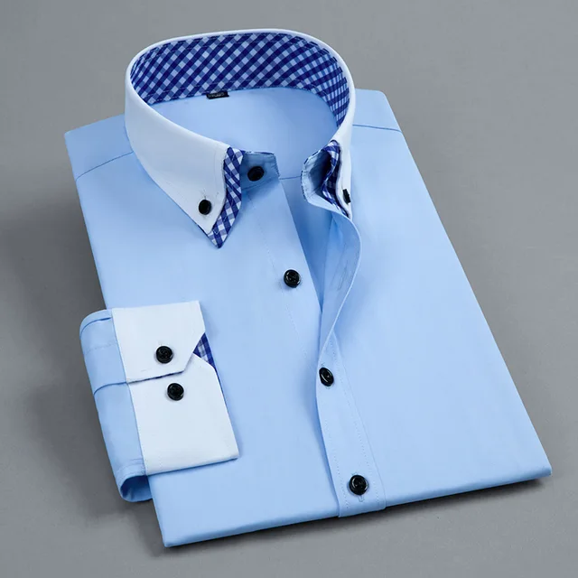 Long Sleeve Mens Formal Dress Shirt 