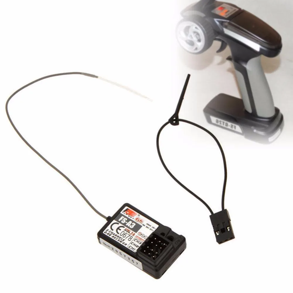 

2.4GHz 3 Channels 140 Band -105dbm Receiver For FlySky FS-A3 Airplane Glider