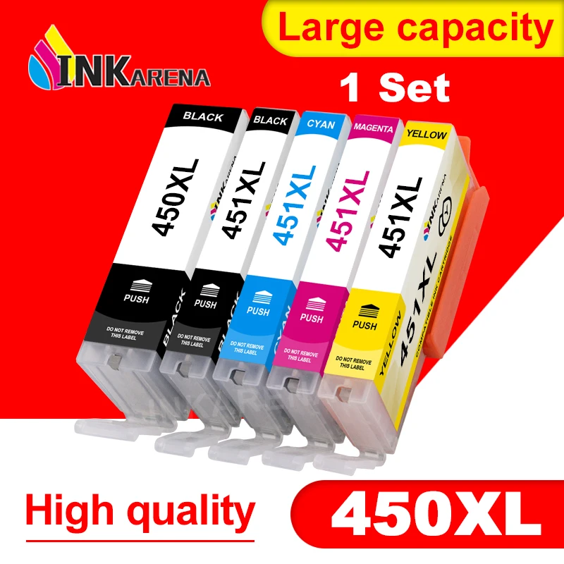 Чернила PGI-450 PGI450 CLI451 чернила для принтера Canon PIXMA MG5440 MG6340 MG6440 MG7140 MG7540 IX6540 iX6840 IP7240