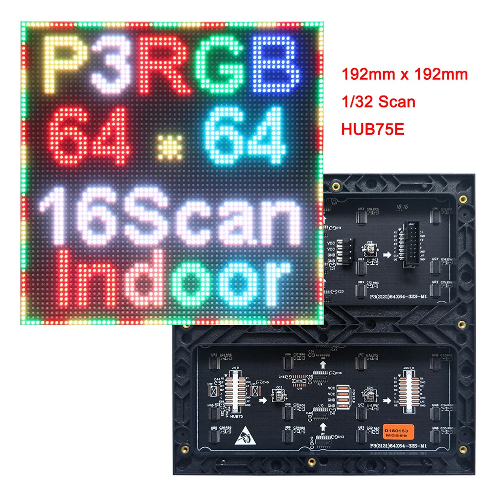 Полноцветный светодиодный экран P3 SMD RGB Светодиодная панель полноцветный модуль