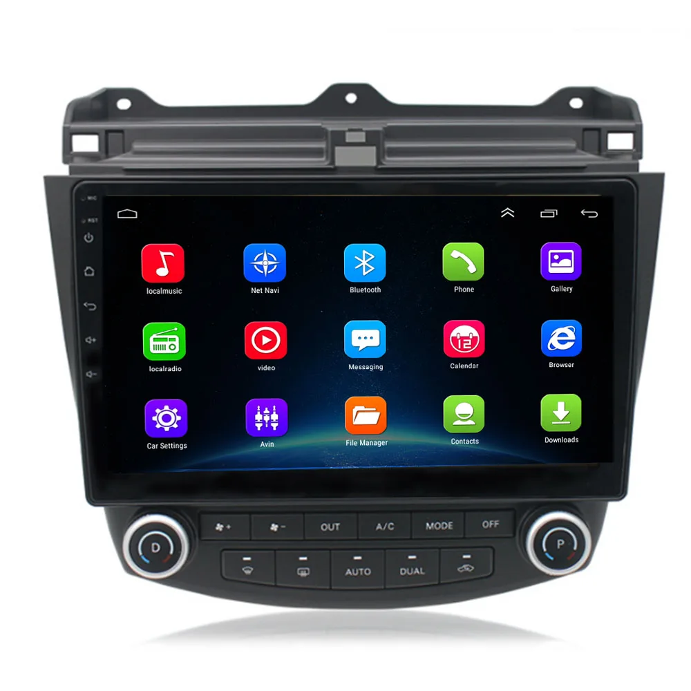 Автомагнитола 2 din 10 1 дюйма Android 11 4 Гб ОЗУ мультимедийный проигрыватель для Honda ACCORD