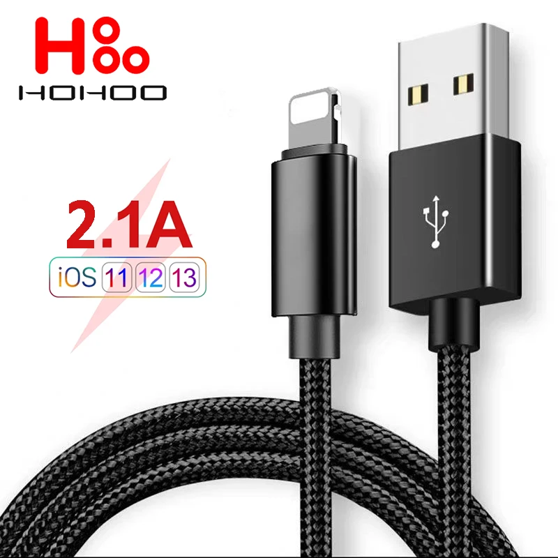 USB Cable For iPhone 11 Pro Xs Max Xr X Fast Charging Sync Charger Cable 1M For iphone 8 7 6S 5s Plus For ipad air mini 5 Cable