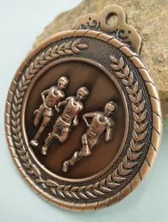 Médaille en bronze argenté, pour le sport, l'athlétisme, la course à pied, les activités sportives, les mouvements, les capacités de Communication et la confiance en soi 