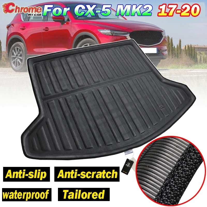 For Mazda CX-5 2017-2020  Rear Trunk Tray Cargo Boot Liner Mat Floor Protector