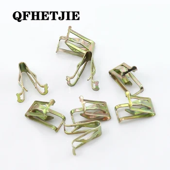 

20Pcs Auto Fasteners steel Clips Retainers Universal Car Radios Dashboard DVD CD cord lock Console Panel Trim Buckle