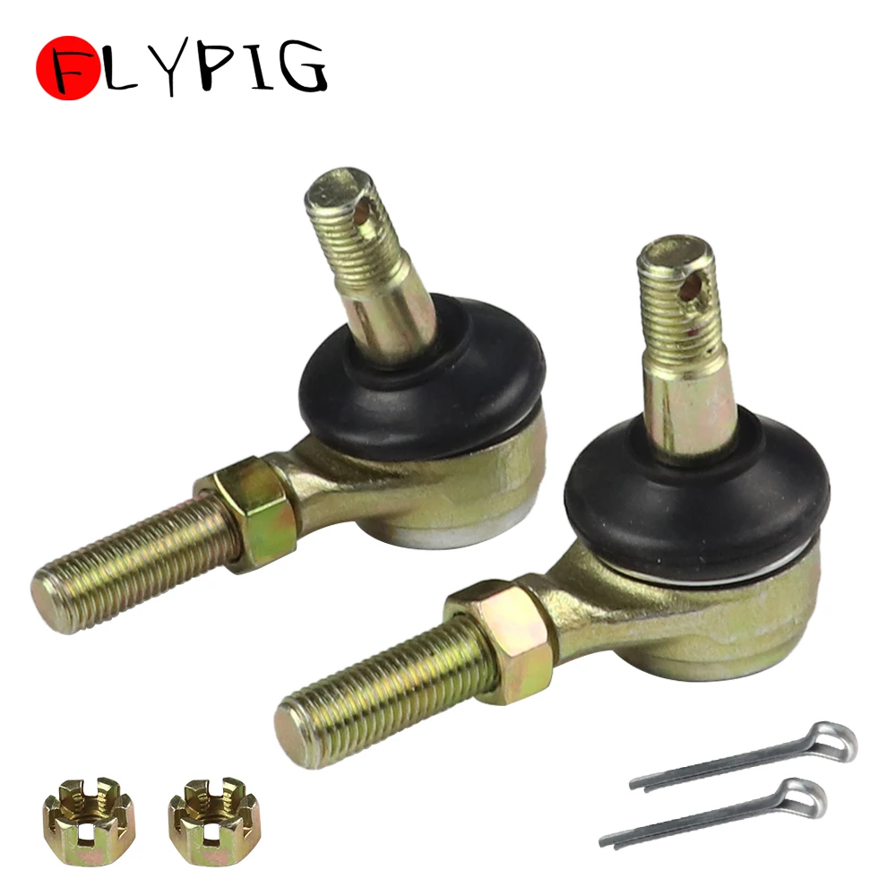 M10 Left and Right Tie Rod End Set w/ Nuts Pins for ATV Quad Go Kart 150cc 250cc Kinroad Runmaster SUNL Roketa Buggy Bike | Автомобили и