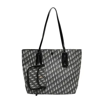 

#Free Shipping#2020 New Arrival Women Bag Classic Print Lady Fashion Tote Bag Large Capacity Basic Easy Matching Shoulder Bag