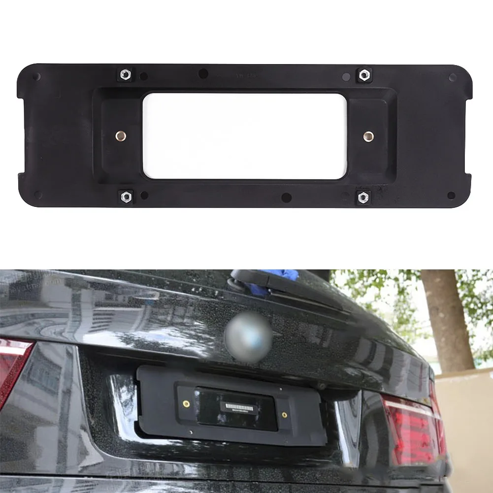 

Bumper Bracket Mount Holder Universal Auto Accessories License Plate Frame PPE Structure Replacement Part Durable Rear For BMW
